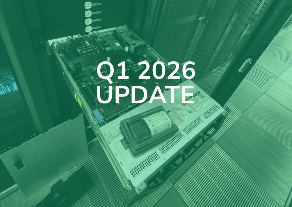 Q1 Update - Mere båndbredde!